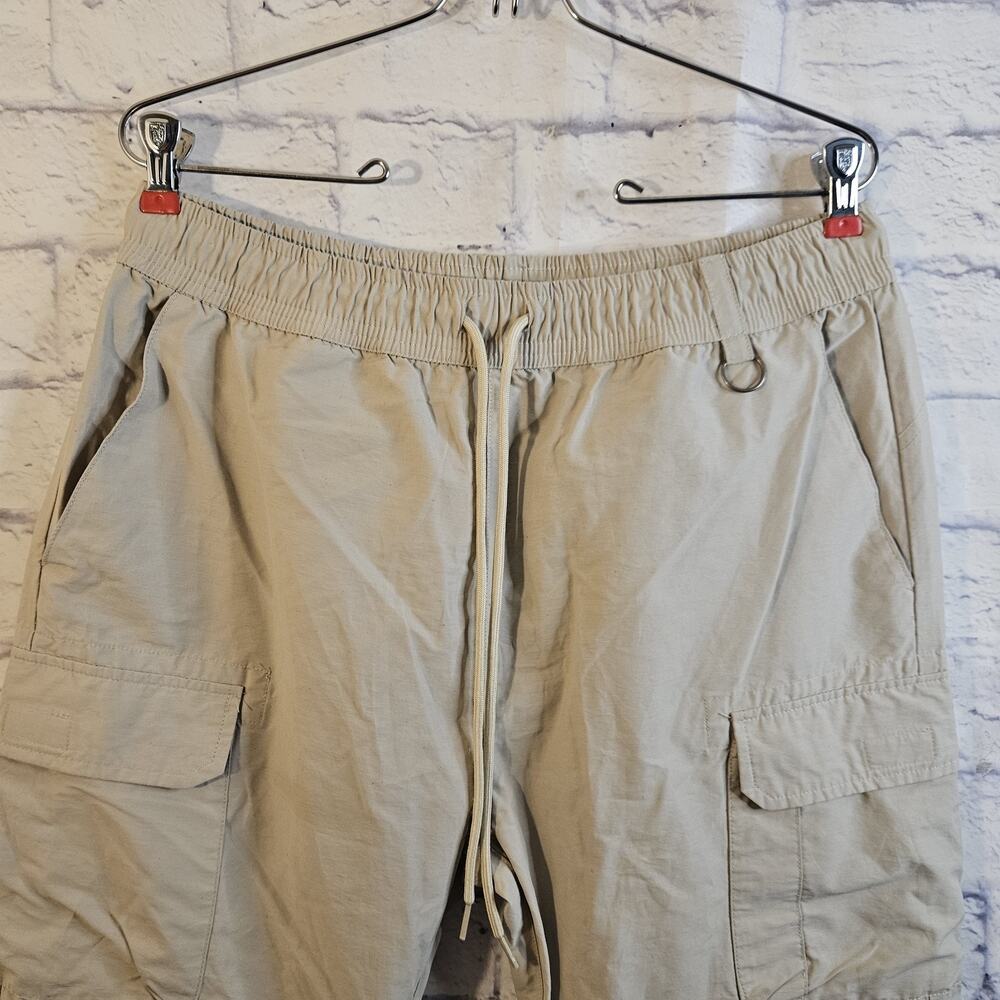 Pacsun Cargo Convertible Zip Off Pants Mens Medium Relaxed Slim draw ankle - Picture 3 of 8